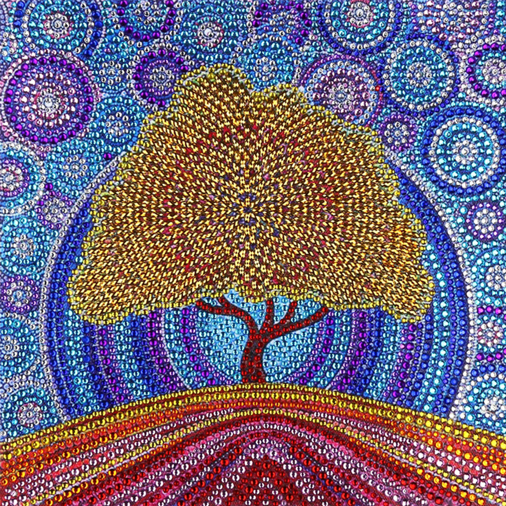 

30*30CM Special Shaped Diamond Painting-Glitter Tree, 501 Original