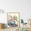 >SALE<5D DIY Full Round Drill Diamond Painting Dragon Kit Art Home Decoration (E2308)