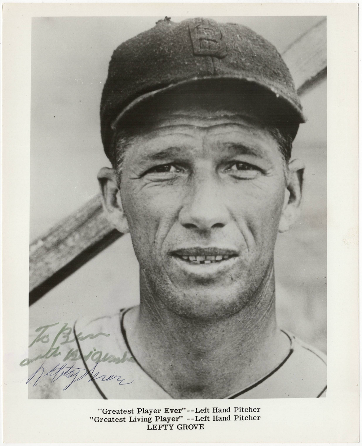 Lefty Grove signed autographed 8x10 Photo Poster painting! RARE! Guaranteed Authentic! 2756