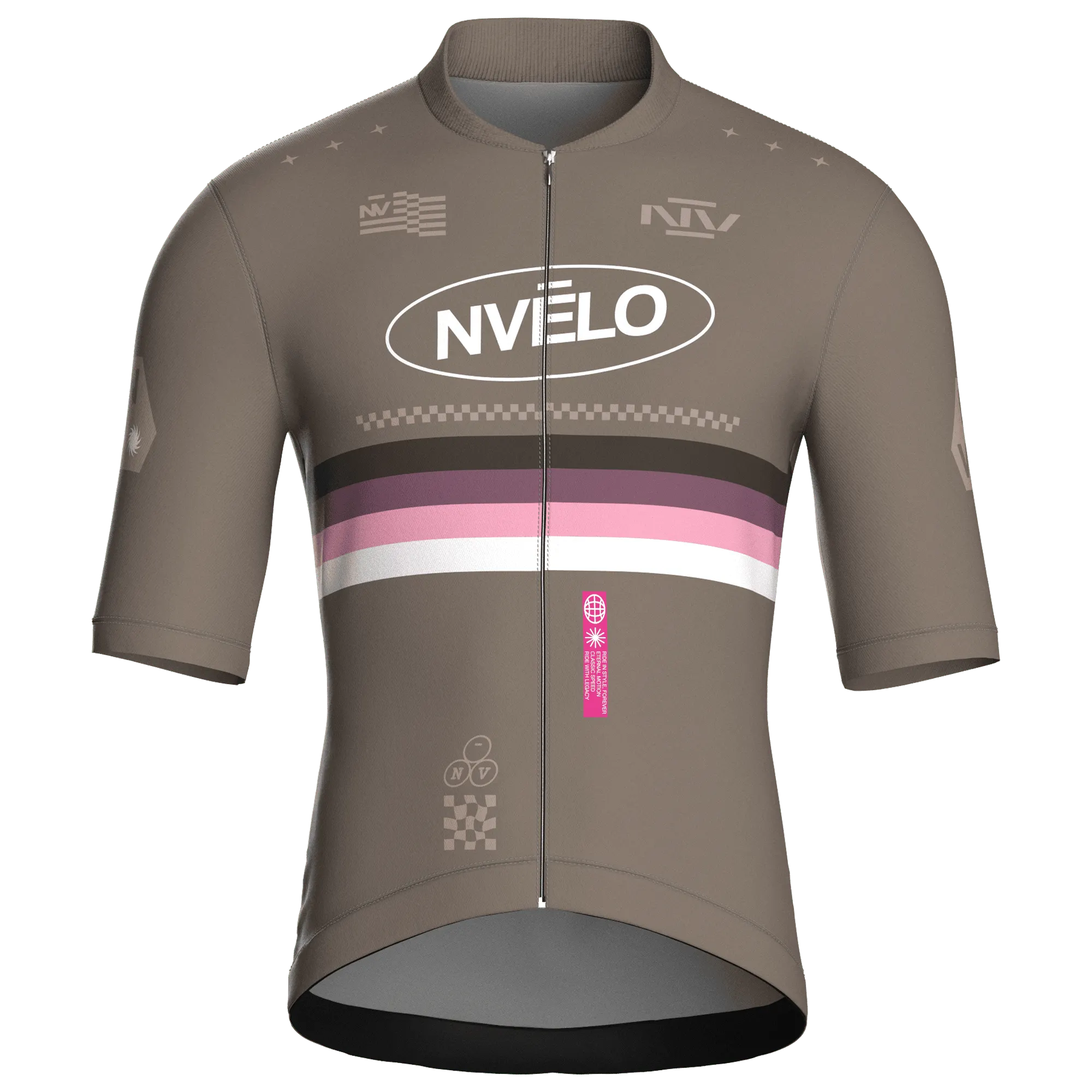 Meridian Taupe Jersey – Cycling Short Sleeve Race Fit