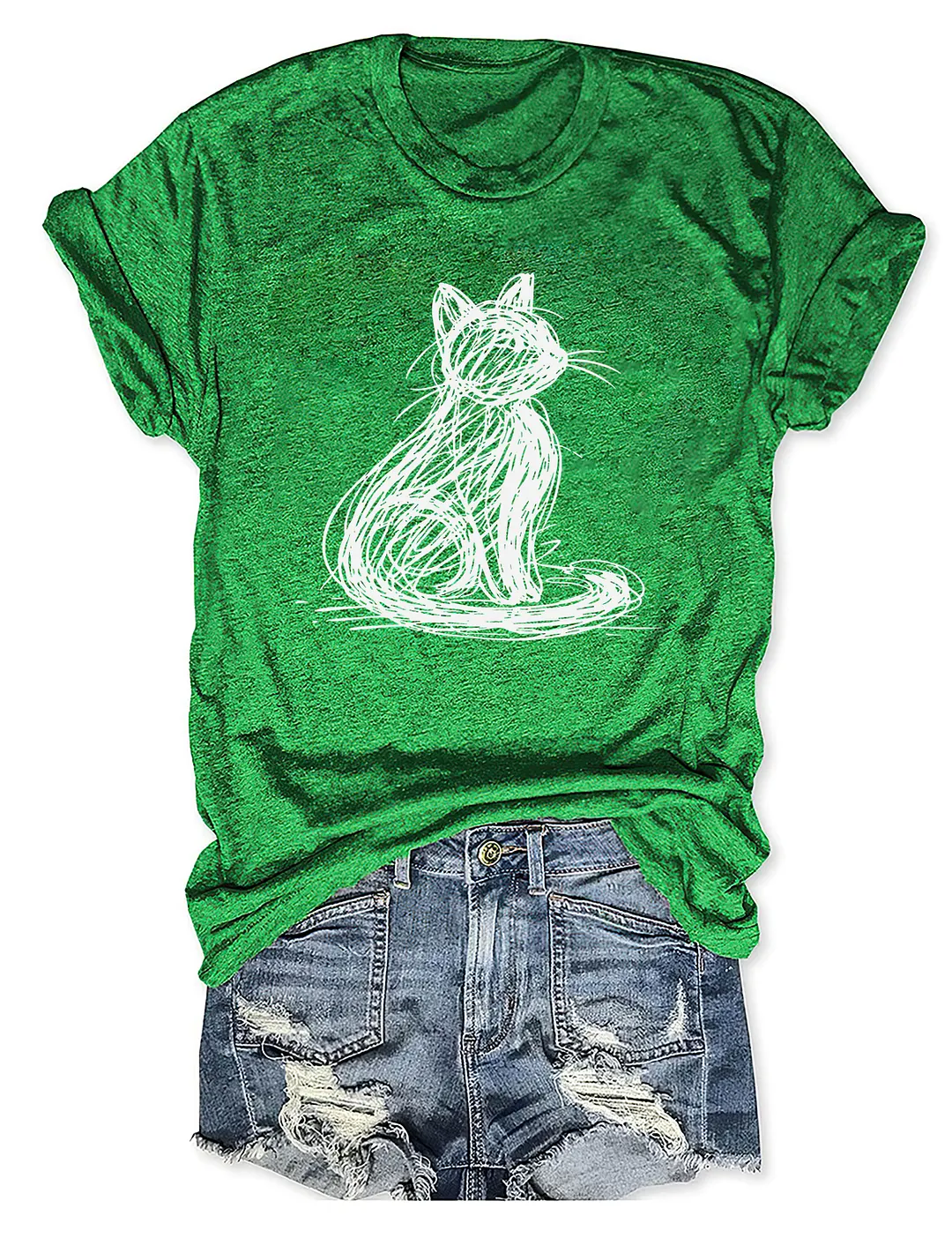 Abstract Cat T-shirt