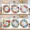 uk.everydayedeals 6Pcs DIY Diamond Painting Greeting Card - Mothers Day Wreath