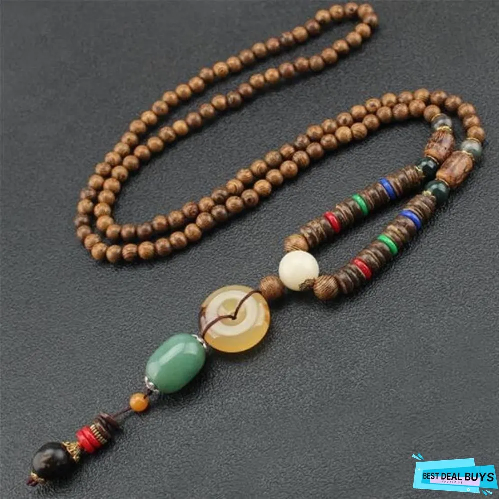 Ethnic Fish Horn Long Statement Men Womens Jewelry