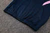 Joyfball 2024/2025 Kids Size Juventus Long Zipped Jacket Royal Blue Football Jersey （Vintage style）