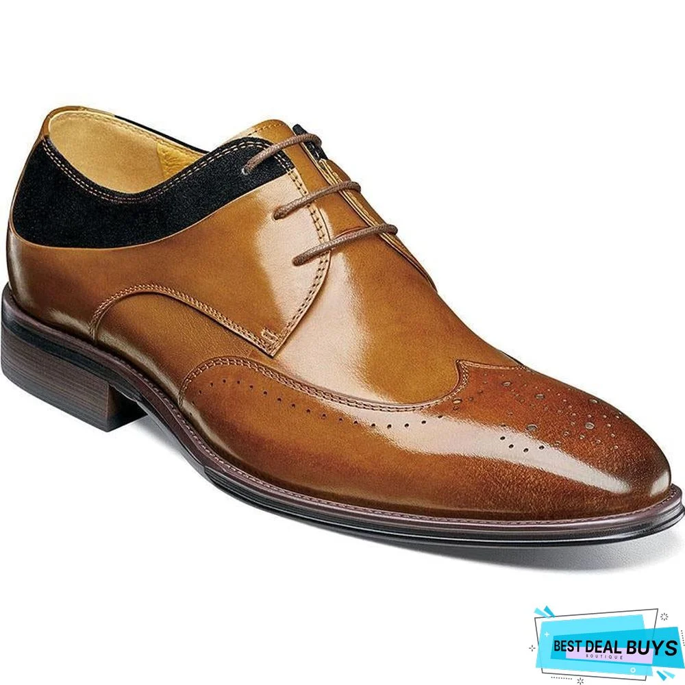 Men's Retro Oxford Leather Shoes