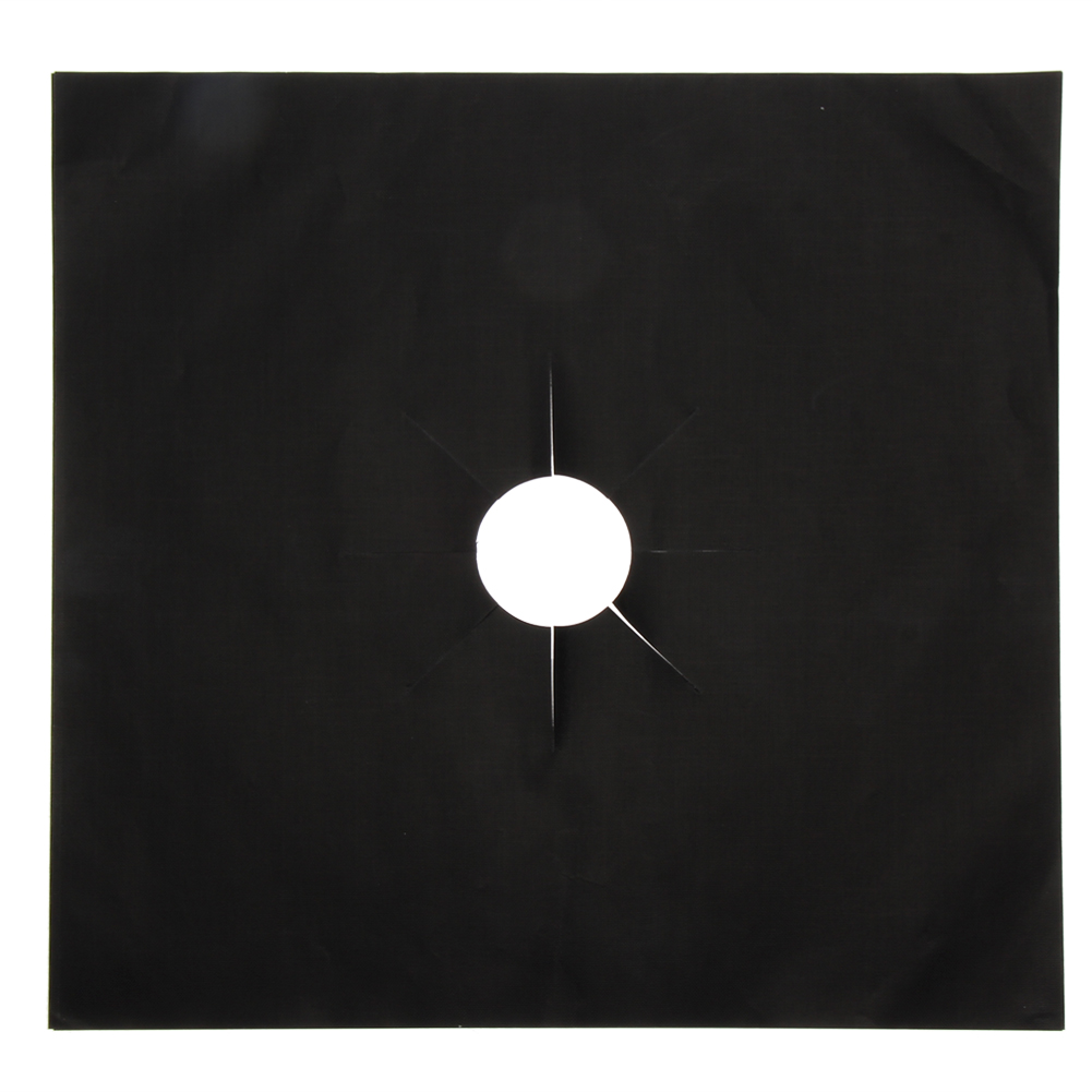 

4pcs BBQ Paper Barbecue Pad Non Stick Cook Clean Paper Kitchen Tool (Black, 501 Original