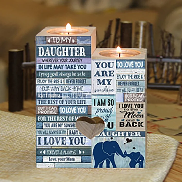 Wooden Candlestick Shelf Wonderful Decoration Gift