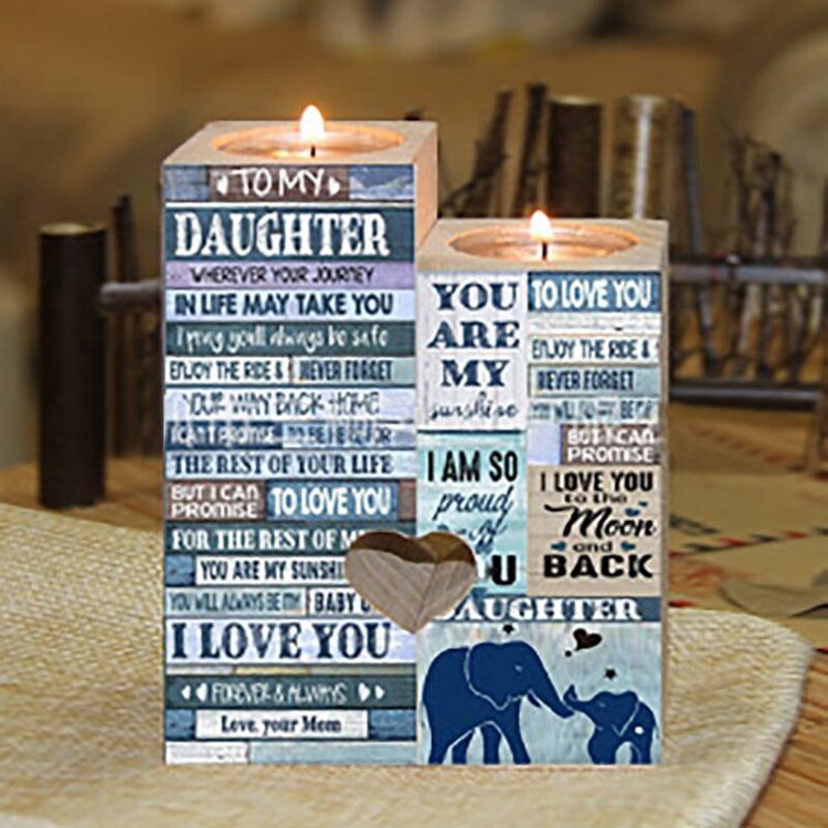 Wooden Candlestick Shelf Wonderful Decoration Gift