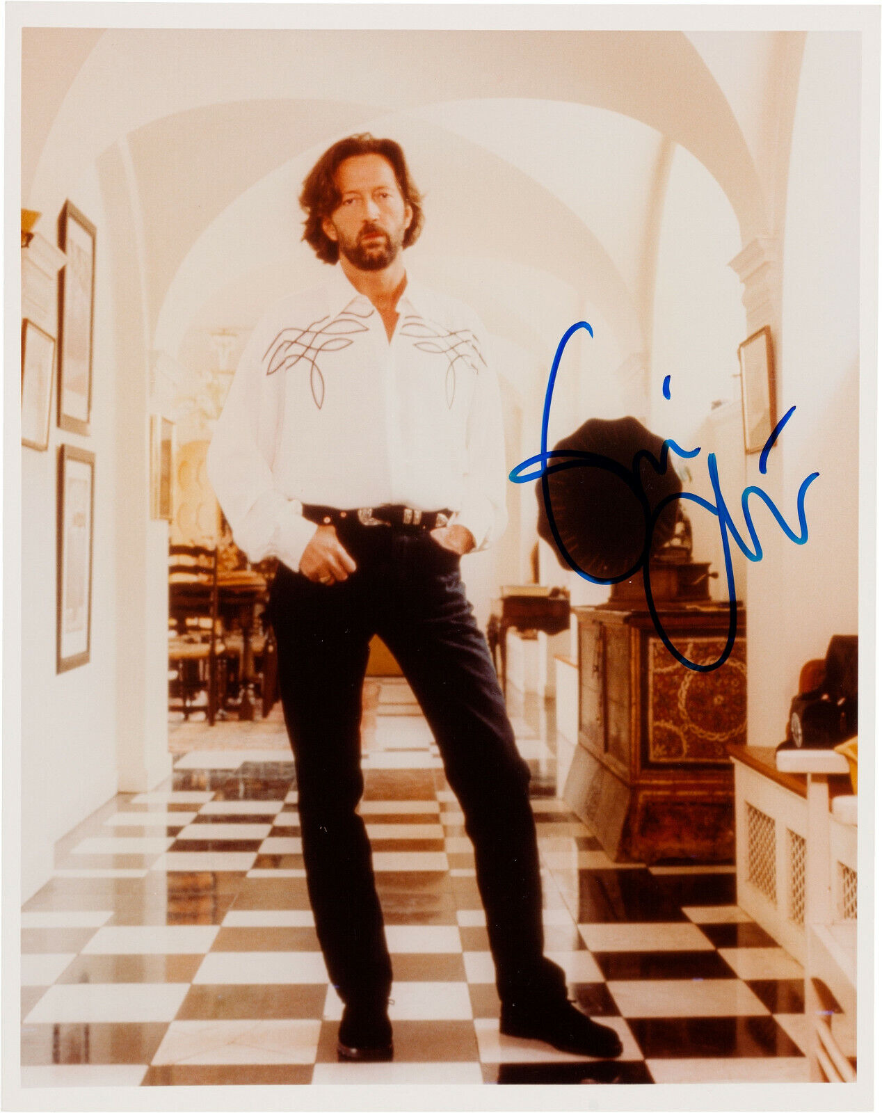 ERIC CLAPTON Signed Photo Poster paintinggraph - Rock Singer / Composer / Guitarist - preprint