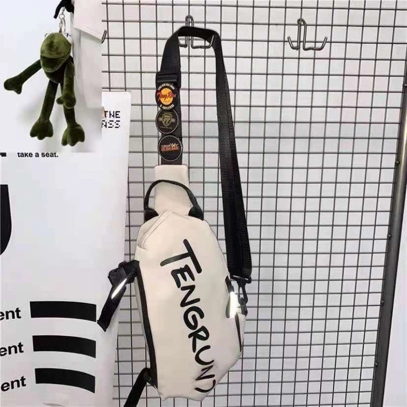 Unisex Streetwear Letter Nylon Waist Bags