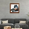 (US Only)Paint By Numbers Kit On Canvas DIY Oil Art Cat Picture Home Wall Decor40x40cm