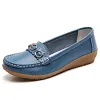Women's Soft Sole Wide Breathable Waterproof Lightweight Walking Flat Loafer Shoes