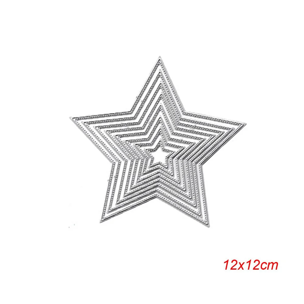 Metal Cutting Dies Curves Border Frames Square DIY Scrapbooking Card Album Making Embossing Punch Craft Diecuts New 2019