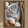 Diamond Painting-DIY Full Round Drill Tiger