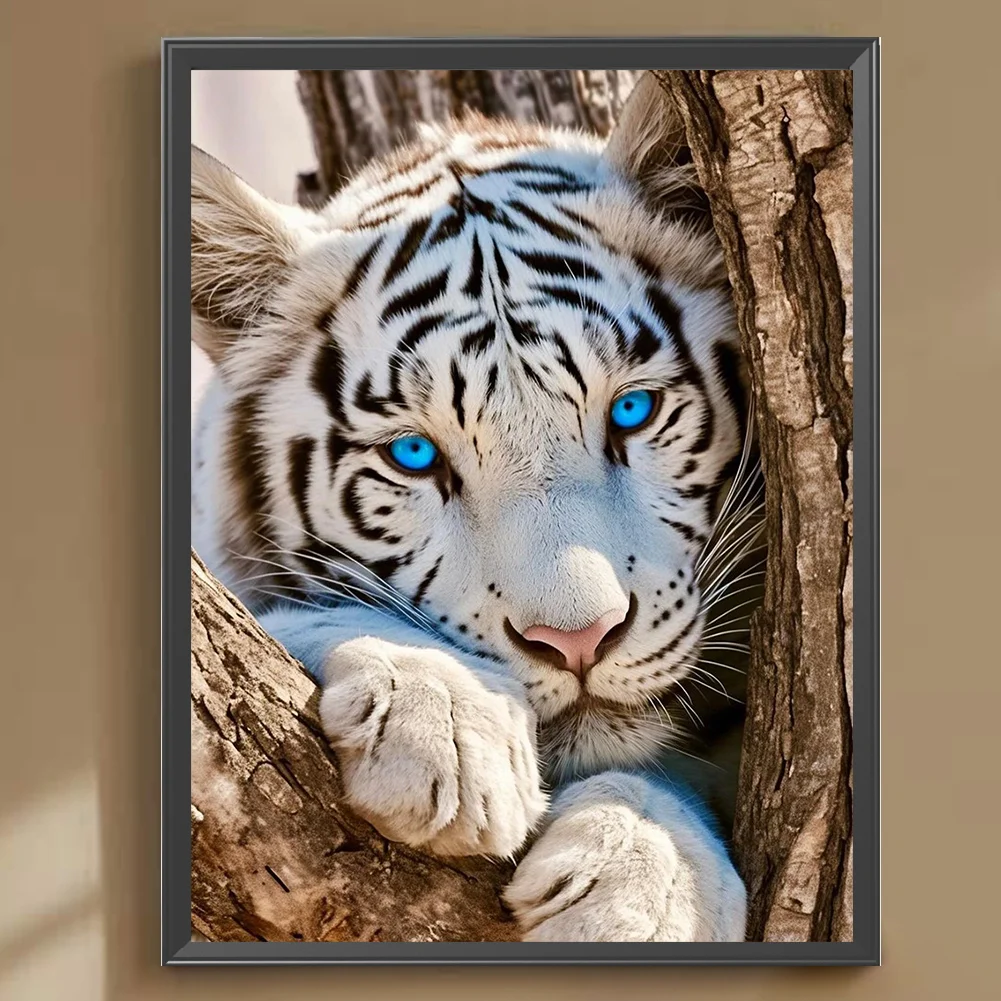 Diamond Painting - Full Round Drill - Tiger(Canvas|30*40cm)
