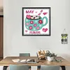 Month - 11CT Stamped 3 Strands Cross Stitch 35*35cm/13.78*13.78in tapestrymarket