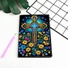 DIY Diamond Art Diary Book Journal Notebook 60 Pages A5 Diary (Flower Cross)