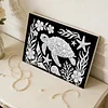 uk.everydayedeals DIY Pearl Painting With Frame - Handmade Self-Adhesive Pearls - Turtle(20*30cm)