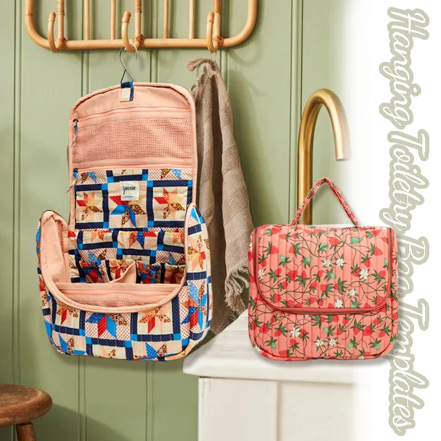 Hanging Toiletry Bag Templates & Tutorial&reg;
