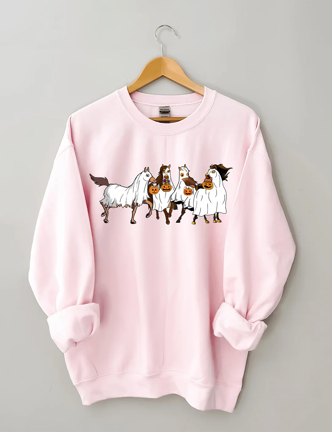 Halloween Horse Ghost Sweatshirt