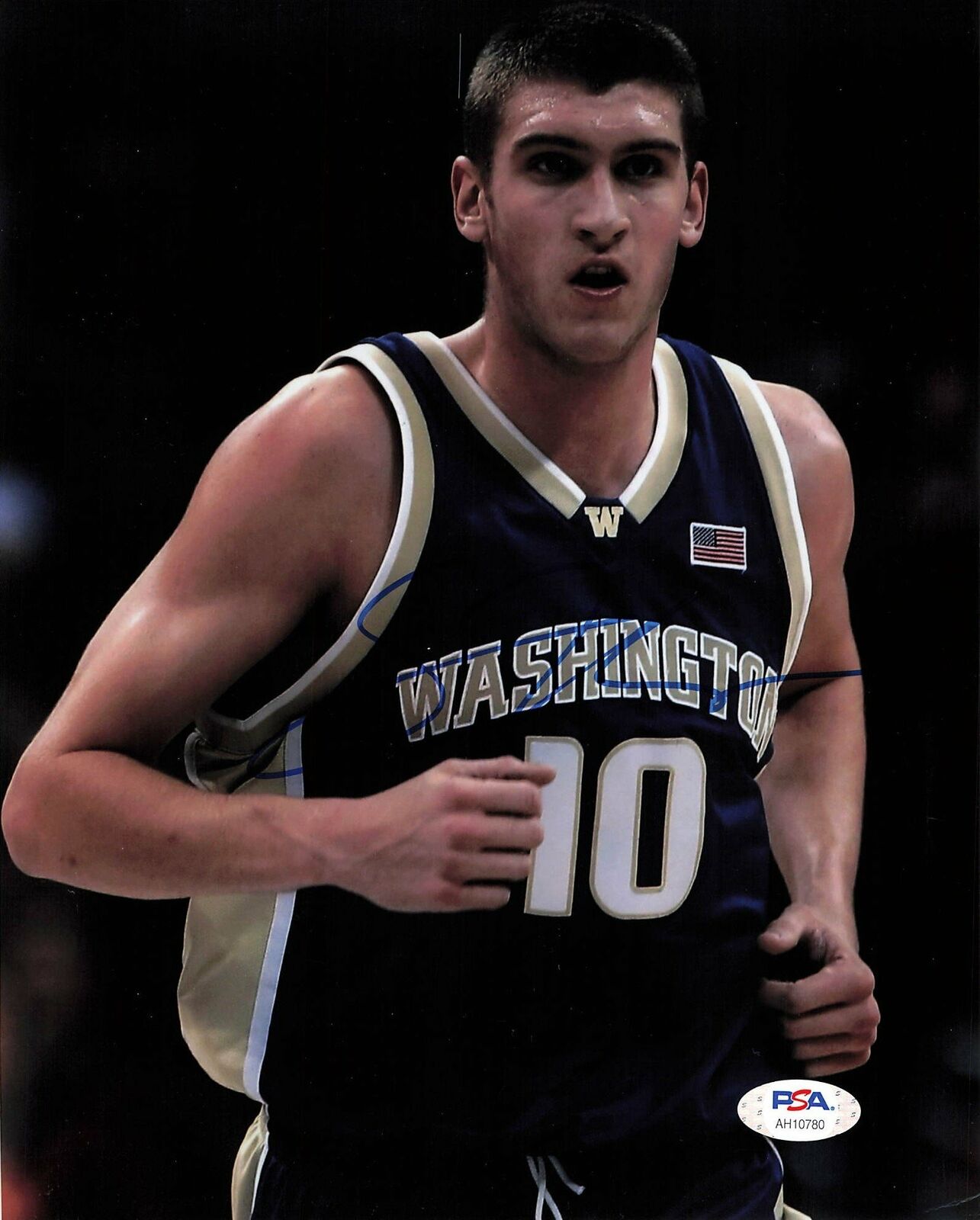 Spencer Hawes signed 8x10 Photo Poster painting PSA/DNA Washington Huskies Autographed