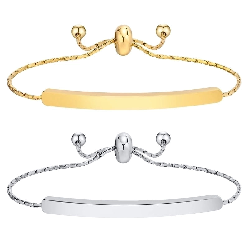 Casual Minimalist Classic Style Solid Color 304 Stainless Steel 18K Gold Plated Bracelets In Bulk