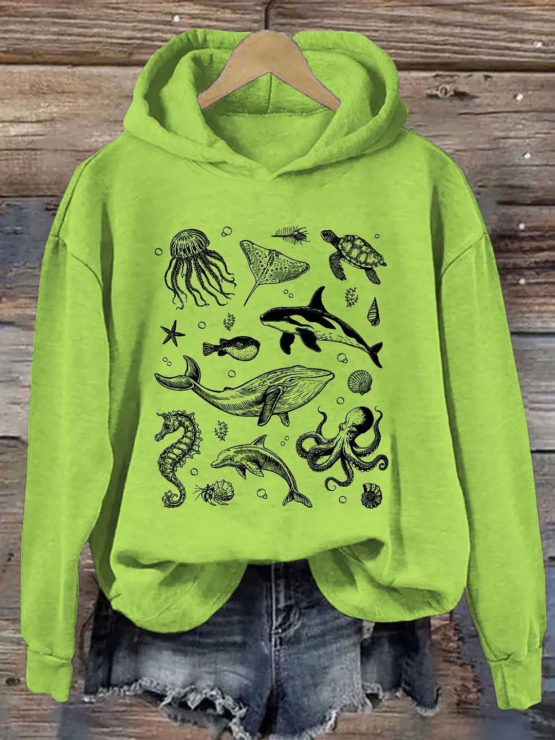 Sea Animals Hoodie
