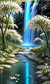 Luxury AB Velvet Diamond Painting Kit - Landscape