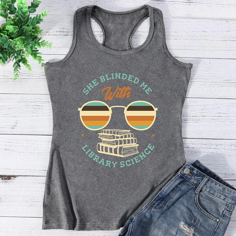 She blinded me with library science Vest Top