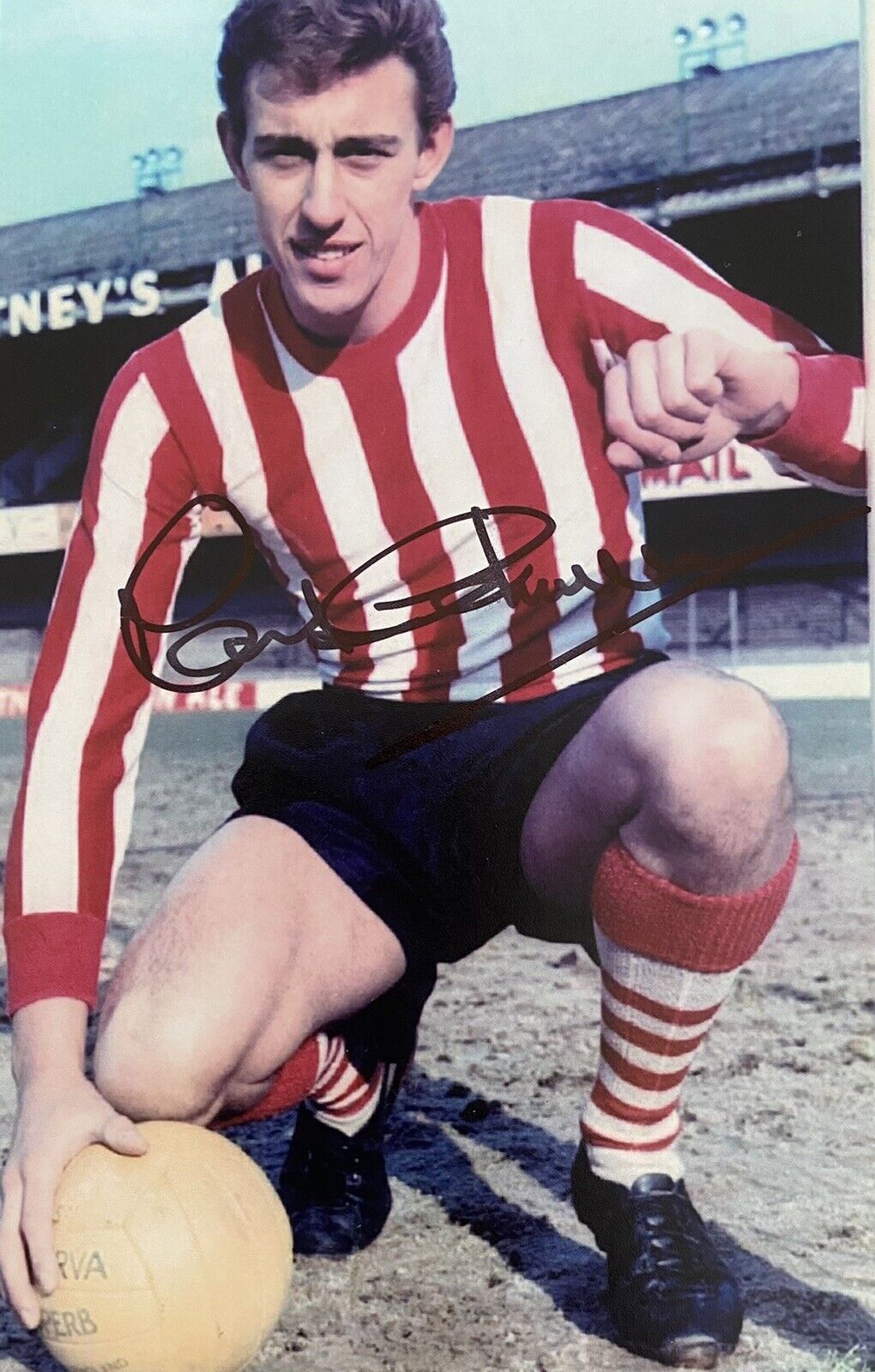 Martin Chivers Genuine Hand Signed Southampton 6X4 Photo Poster painting