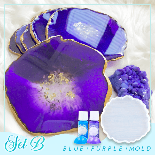Crystal Resin Coaster DIY Kit