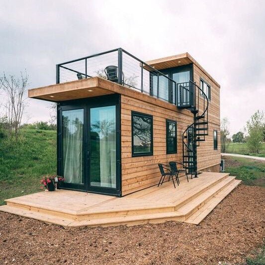 Prefab Modular Steel Container Homes, High Quality Sentry Box Mobile Container House| |