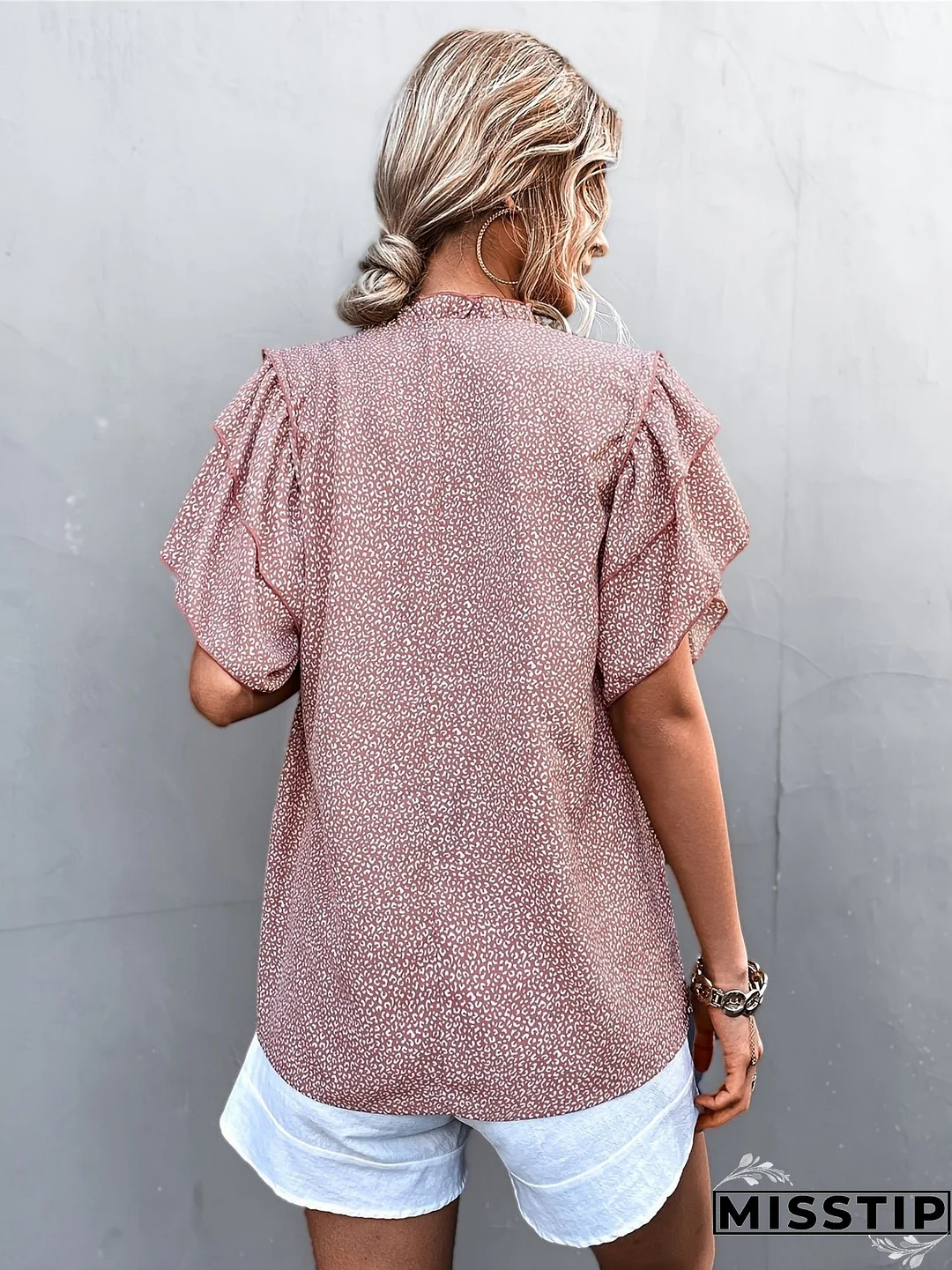 Women's Leopard Print Crew Neck T-Shirt, Casual Short Sleeve T-Shirt, Casual Every Day Tops, Women's Clothing