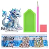 DIY Dragon Diamond Painting Single-sided Desktop Ornaments