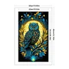 >SALE<Full Embroidery Cotton Thread11CT Print Moonlight Owl Cross Stitch Kit 50x80cm