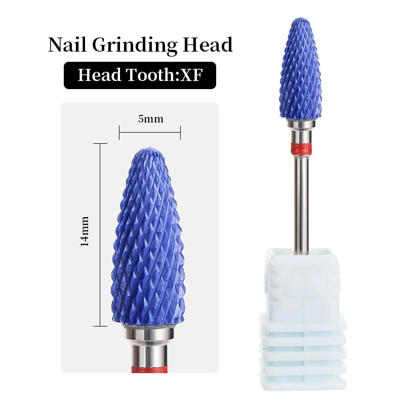 1Pcs Carbide Tungsten Nail Drill Bit Manicure Drill For Milling Cutter Electric Machine Nail Files Buffer Nail Art Equipment-Nail Inspo