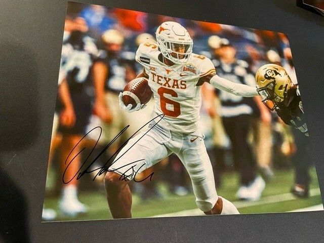 Joshua Moore Signed Autographed 8x10 Photo Poster painting WR Texas Longhorns Football