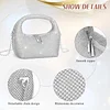 BAIGIO Strass-Kupplung, Handtaschen, f&uuml;r Damen, Abendtaschen, Sparkly Purse, Bling, Hochzeit, Clutch, Glitzer, Crossbody mit abnehmbarer Kette