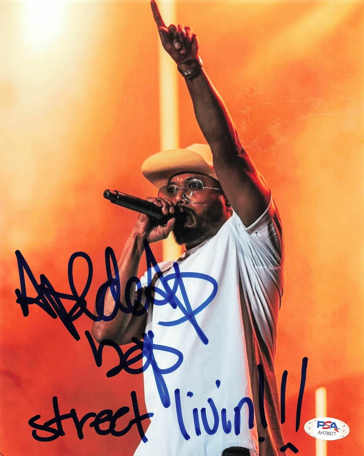 APL.DE.AP Allan Lindo signed 8x10 Photo Poster painting PSA/DNA Autographed Rapper