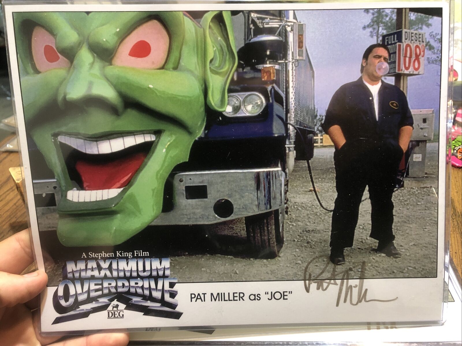 Pat Miller signed 8.5x11 Photo Poster painting MAXIMUM OVERDRIVE