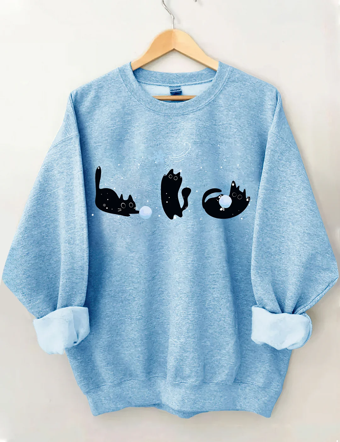 Black Cats Winter Sweatshirt