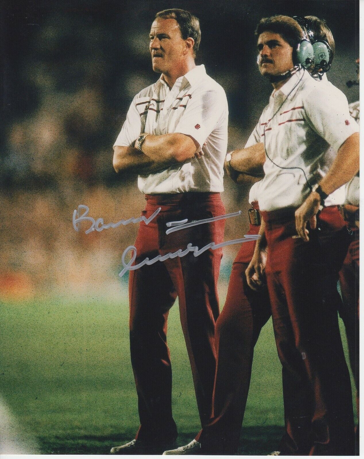 Barry Switzer #0 8x10 Signed Photo Poster painting w/ COA Oklahoma Sooners -