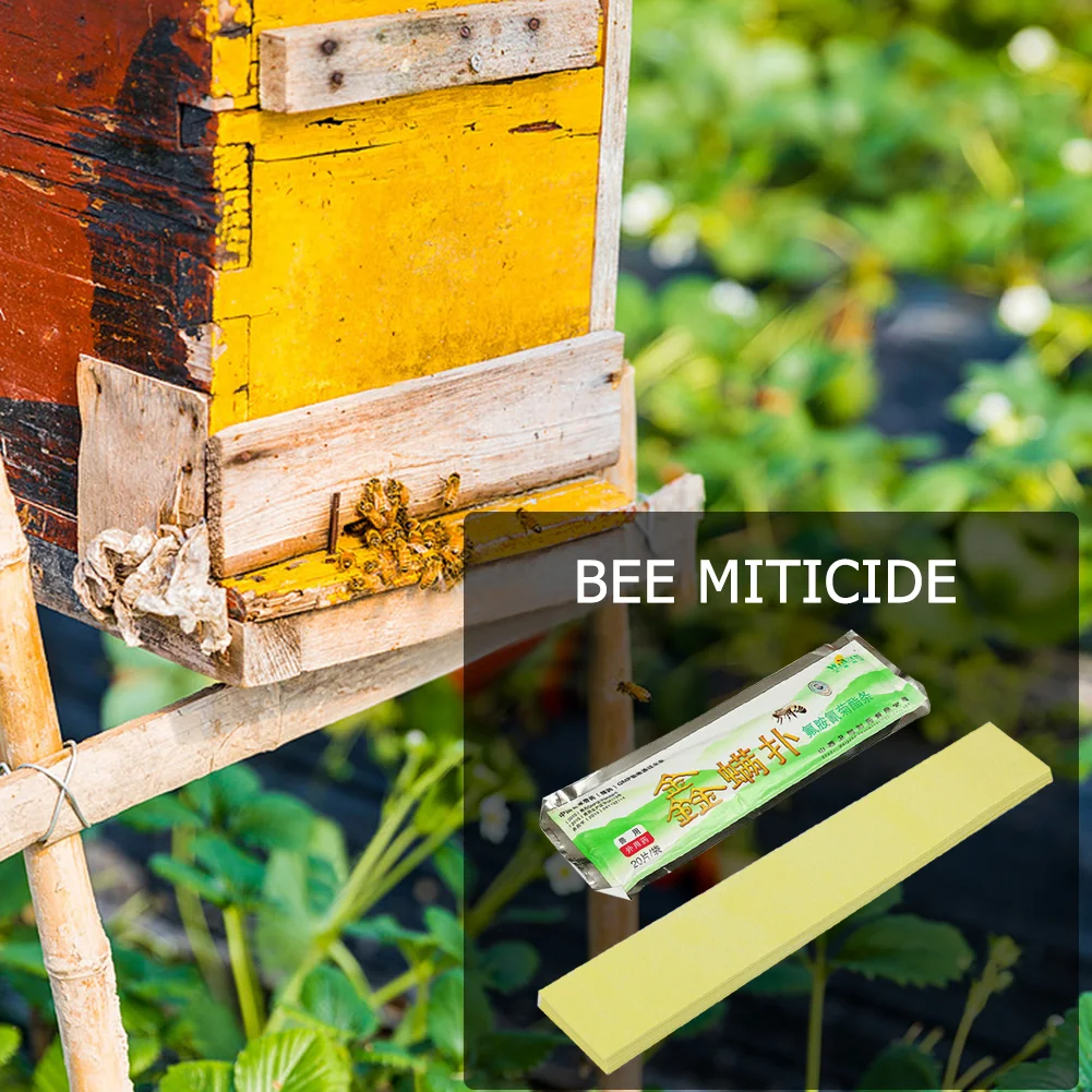 20x Fluvalinate Bee Mite Killer Strips Beekeeping Anti Insect Pest Miticide