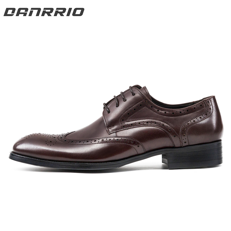 DANRRIO Handmade Brogues Carved Derby Shoes DANRRIO.COM DANRRIO