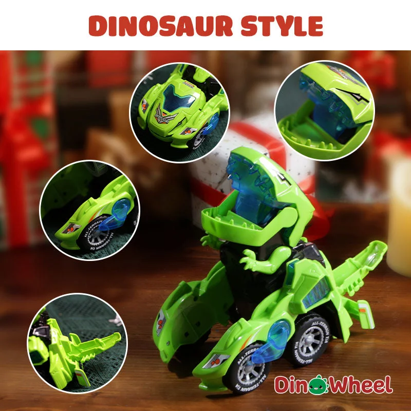 LED Dinosaur Transformation Car Toy