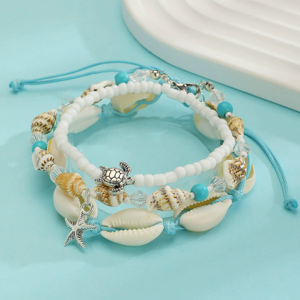 Seashell Turtle Bracelet
