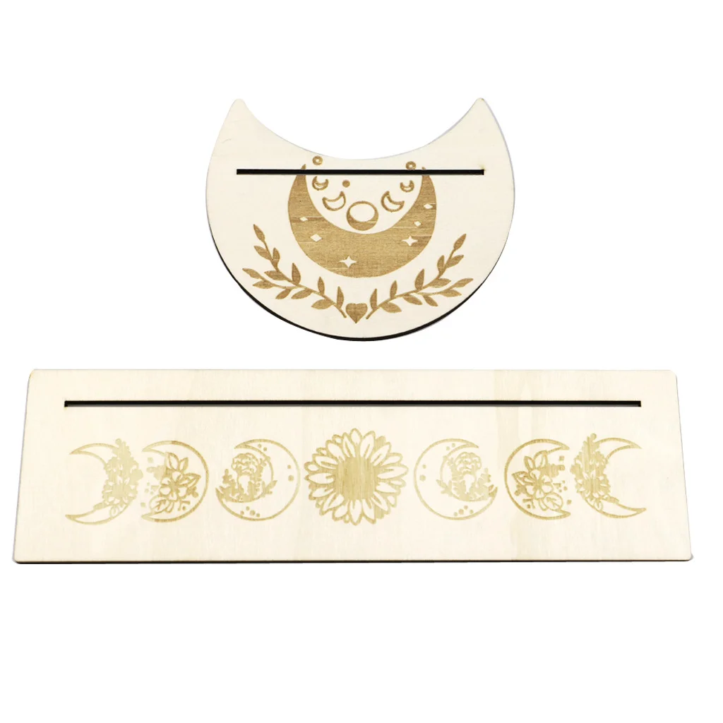 Altar Card Wooden Stand Display Rectangle Card Tarot Holder 