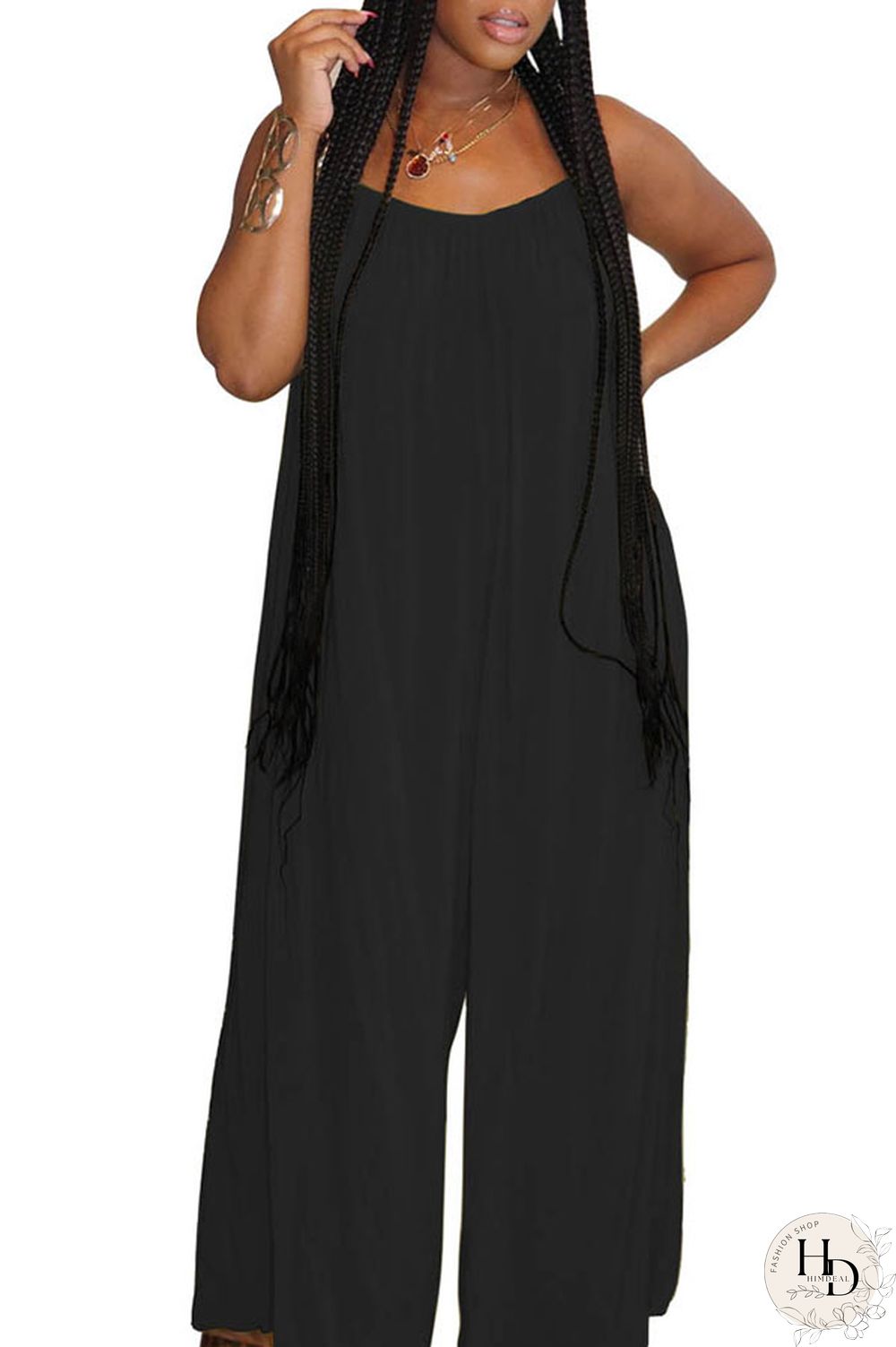 Red Fashion Sexy Solid Slip Jumpsuits