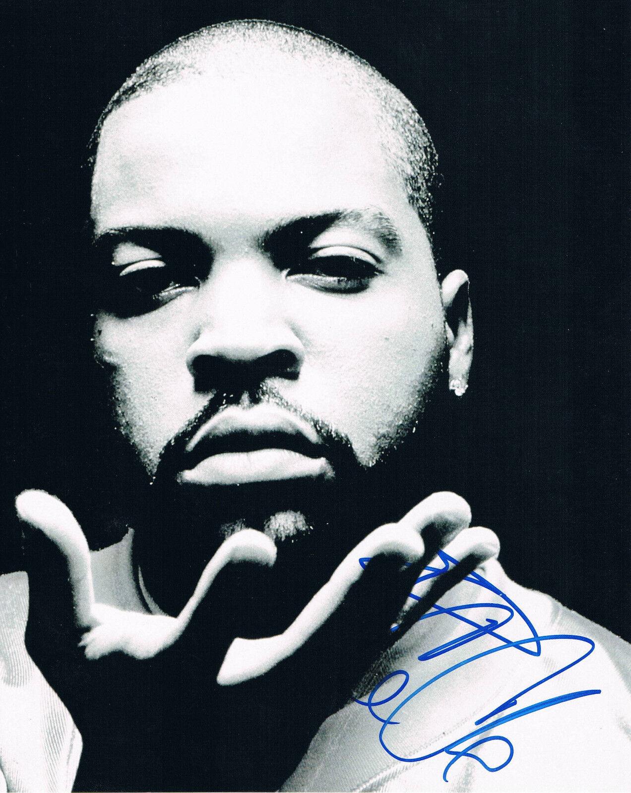 Ice Cube 1969- genuine autograph Photo Poster painting 8x10