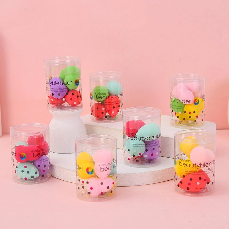 Casual Elegant Lady Multicolor Sponge Makeup Sponge 1 Set